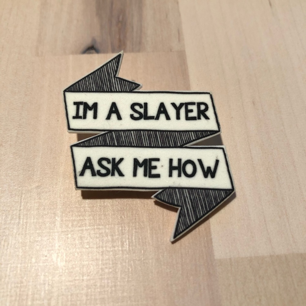 Buffy slayer pin